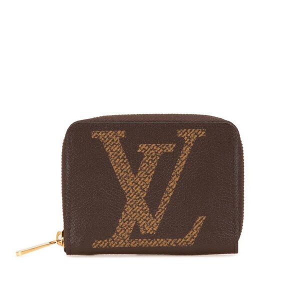 LOUIS VUITTON Brown Monogram Leather Wallet - Picture 1 of 9